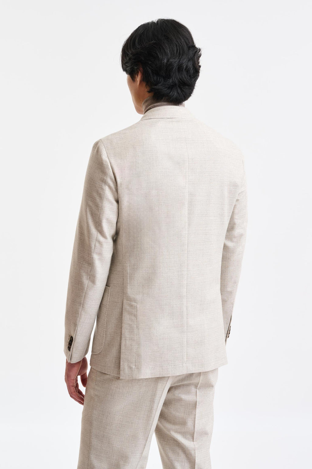 Light Beige 100% Wool Kenton Suit Freestyle — detail 5