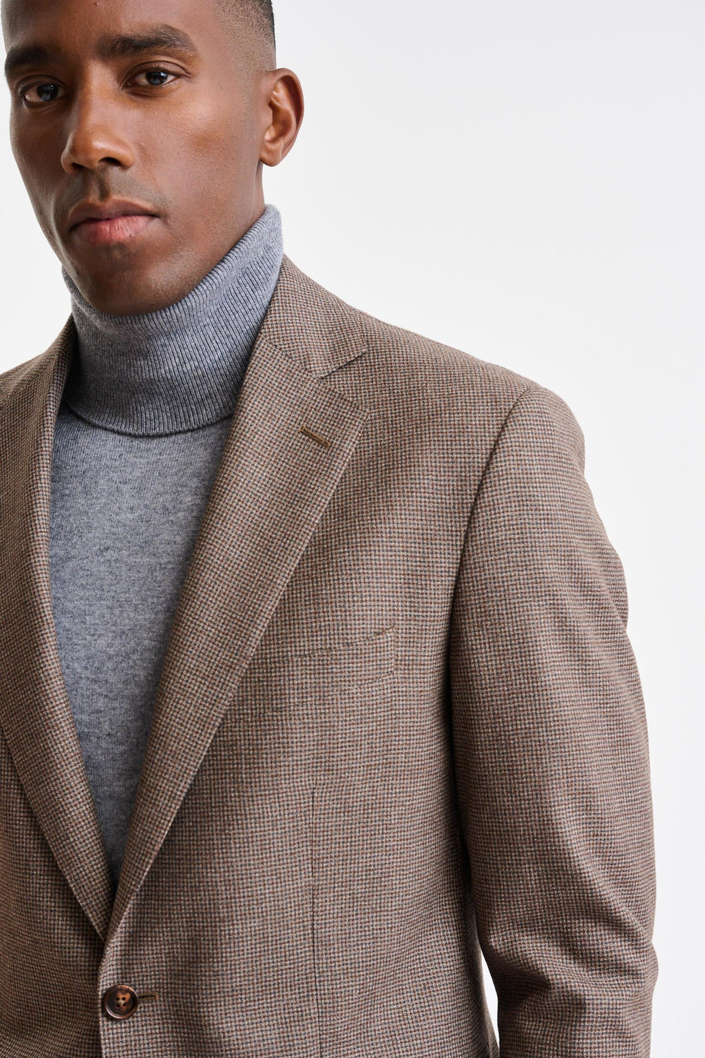 Medium Brown 100% Wool Soho Suit Freestyle — detail 5