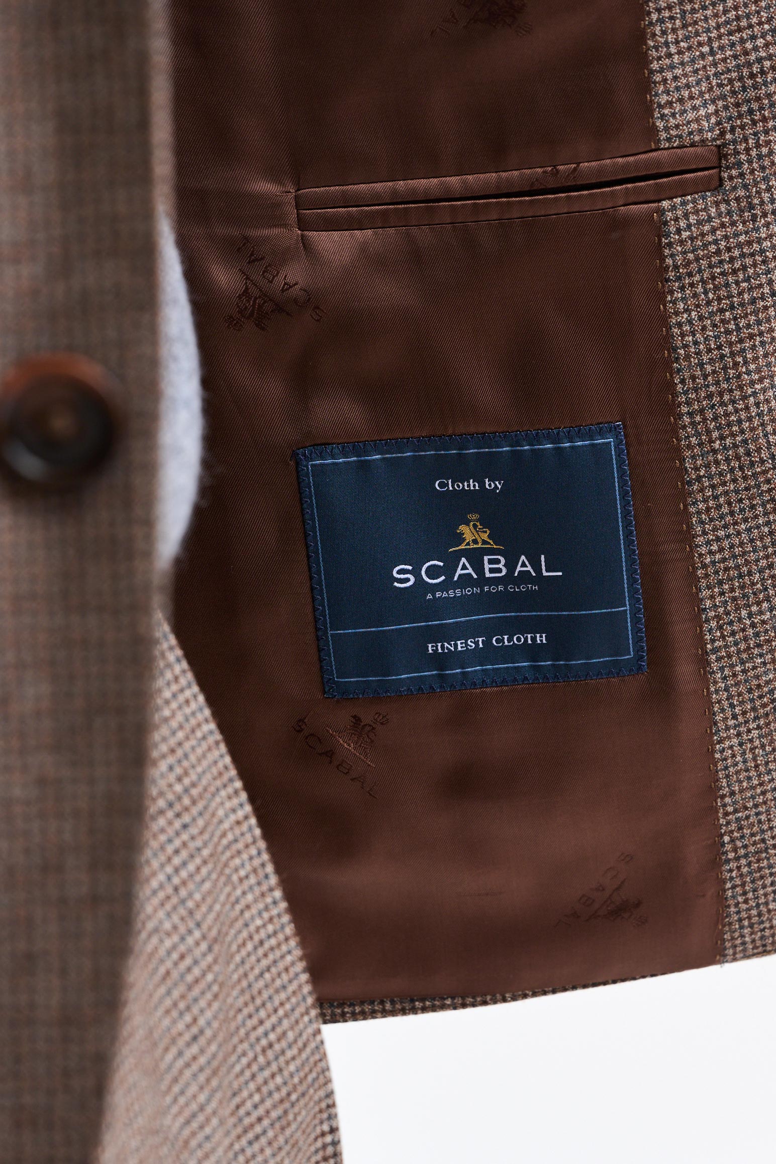 Medium Brown 100% Wool Soho Suit Freestyle — detail 3