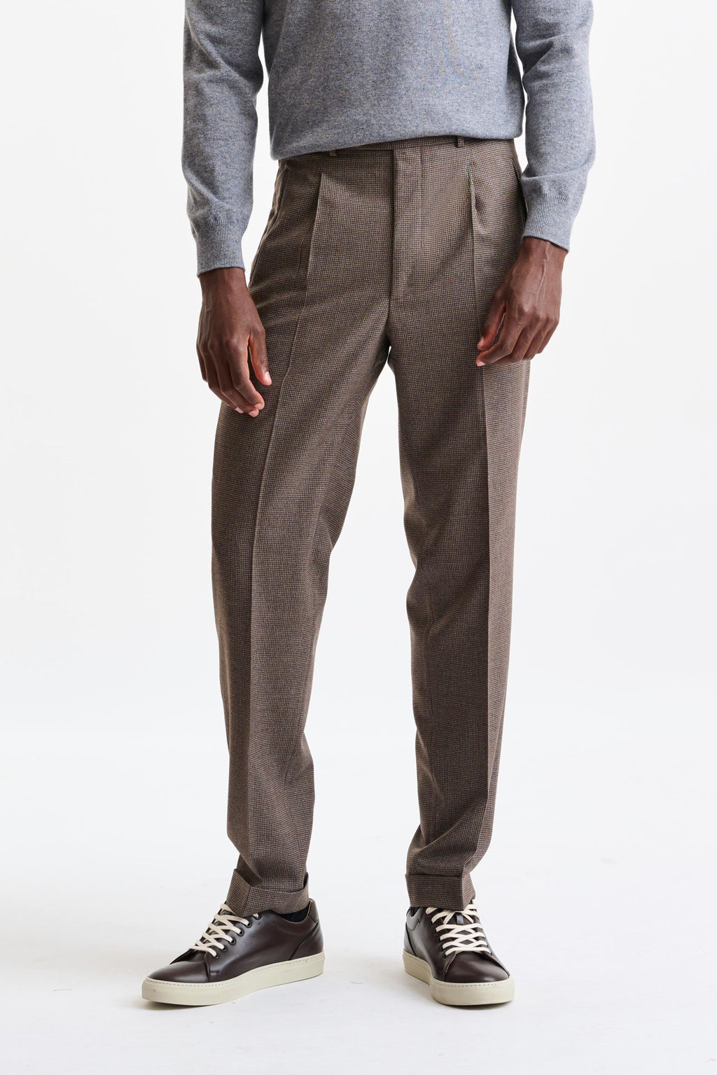 Medium Brown 100% Wool Soho Suit Freestyle — detail 7