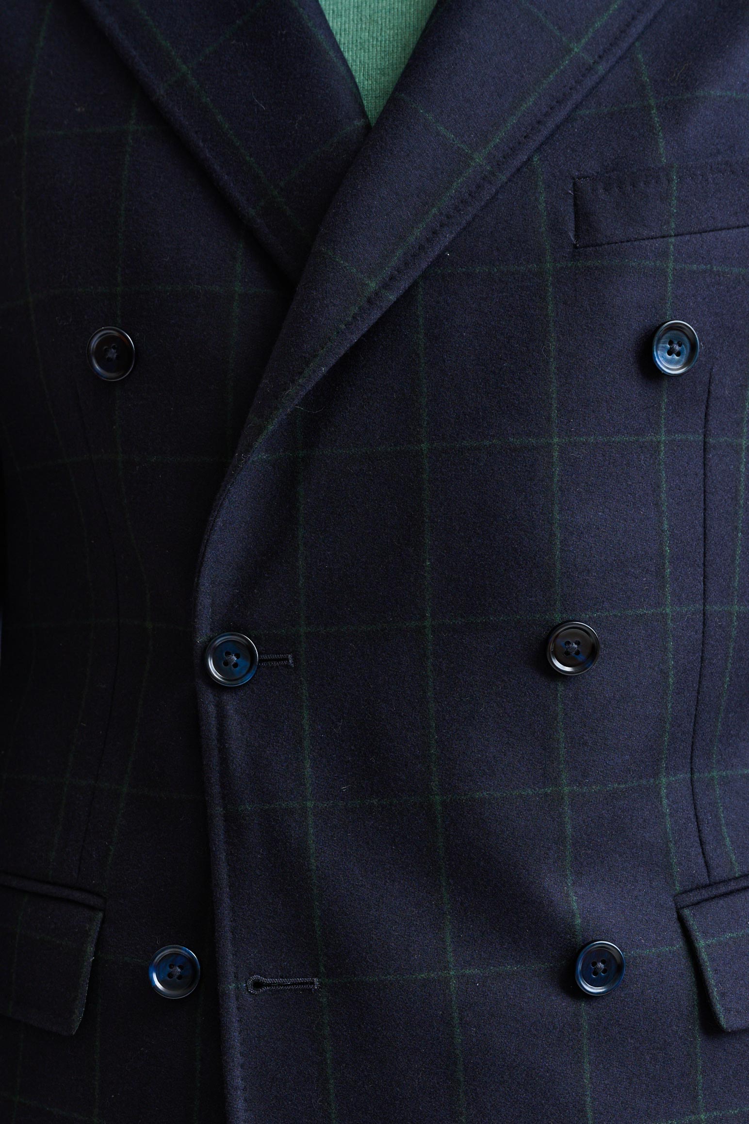 Dark Blue 100% Wool Soho Suit Freestyle — detail 2