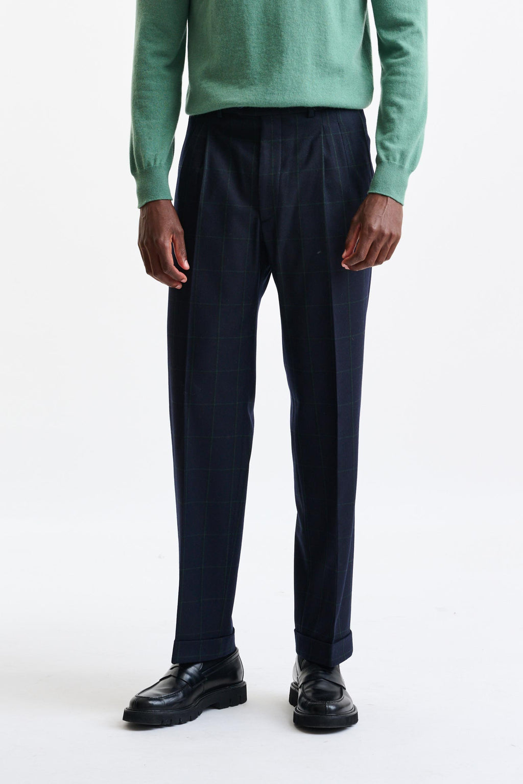 Dark Blue 100% Wool Soho Suit Freestyle — detail 7