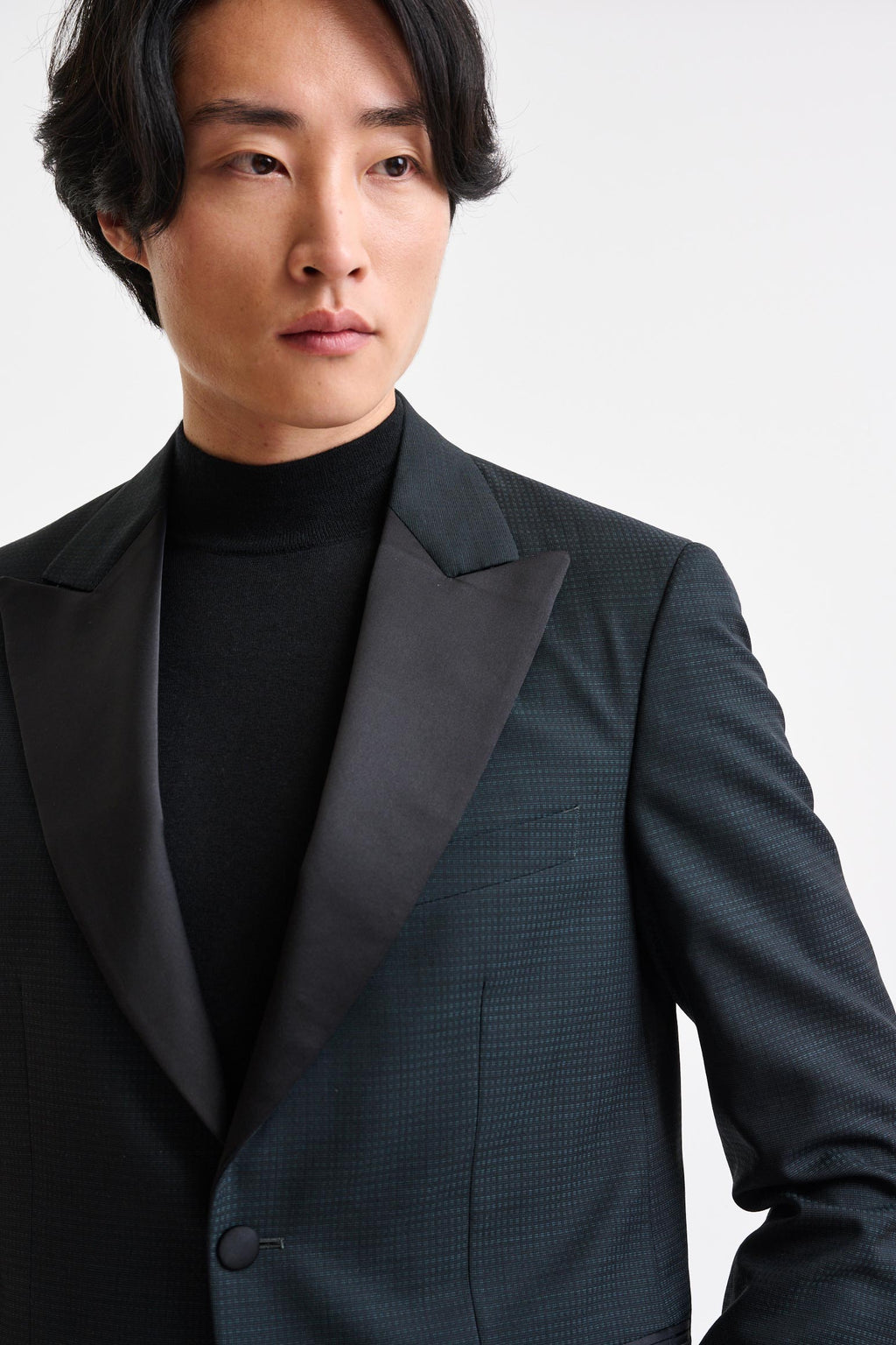 Dark Green 100% Wool Suit Freestyle — detail 2