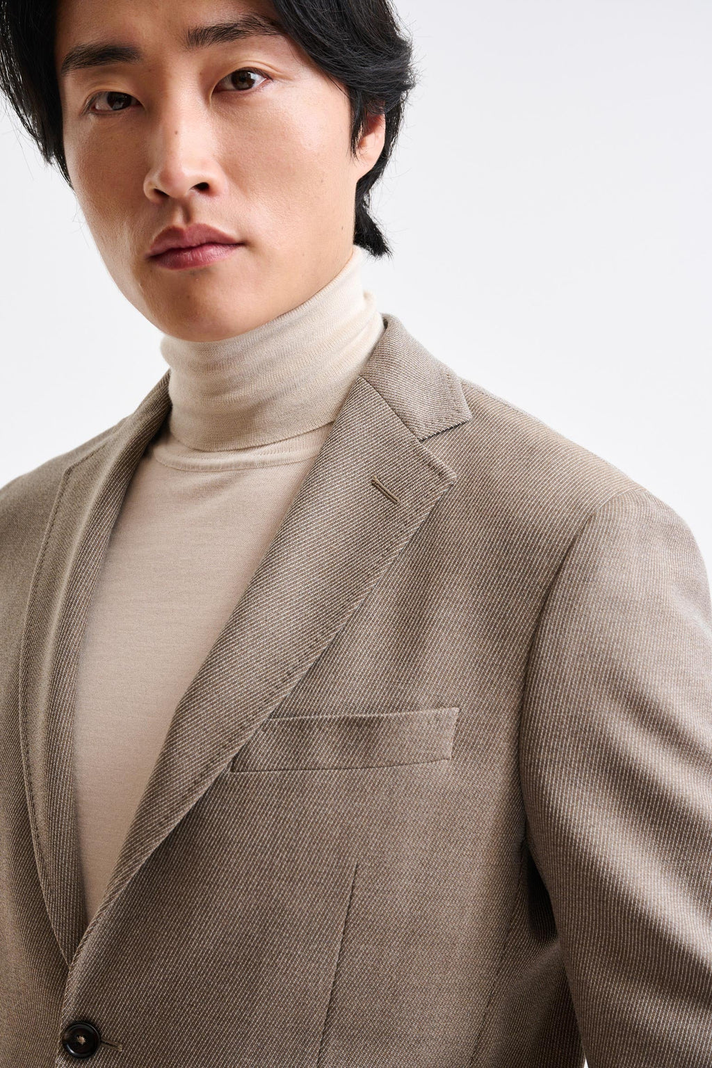 Medium Beige Wool Kenton Suit Freestyle — detail 5