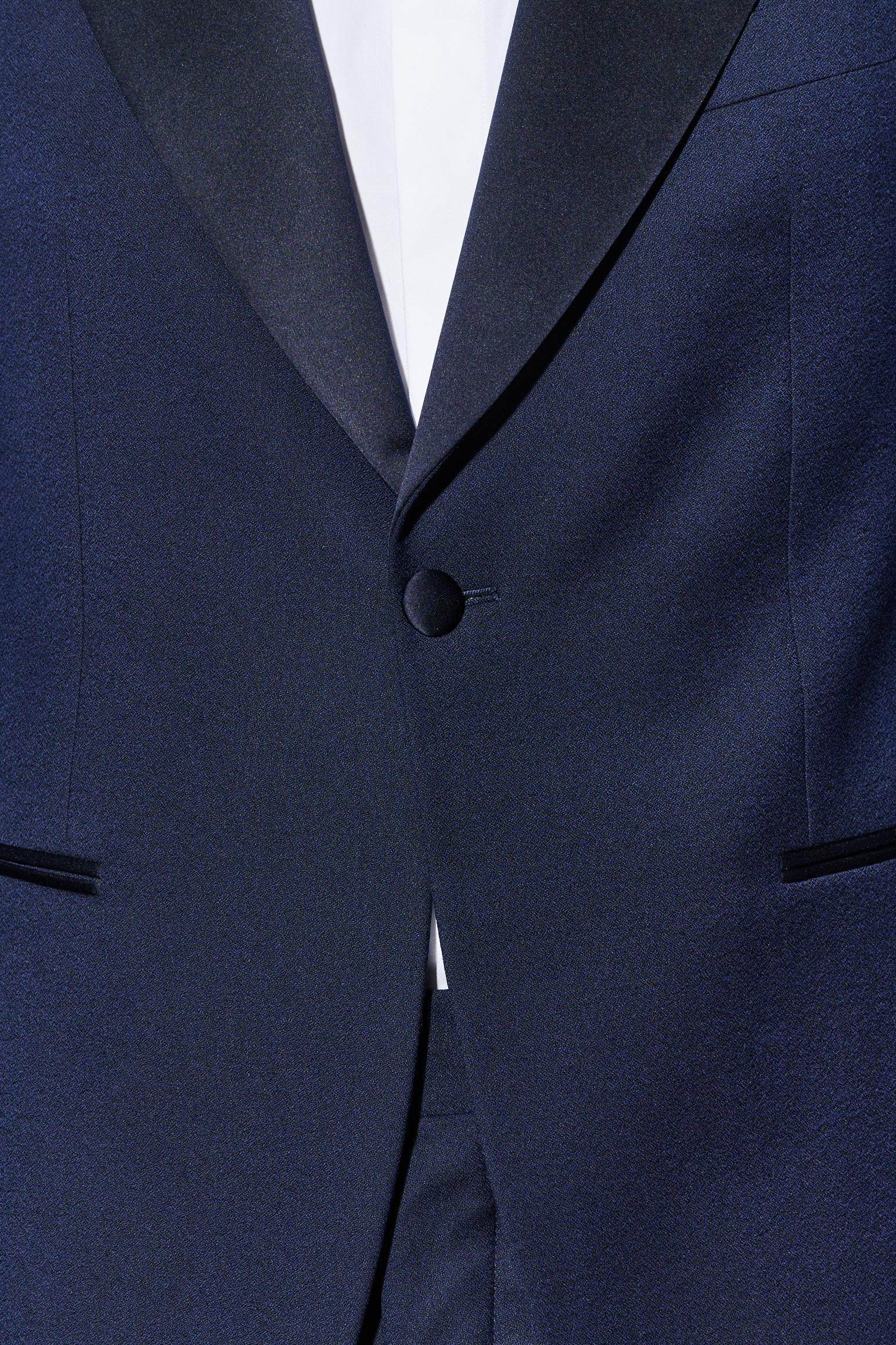 Dark Blue 100% Wool Super 120's Soho Tuxedo Suit Jazz — detail 3