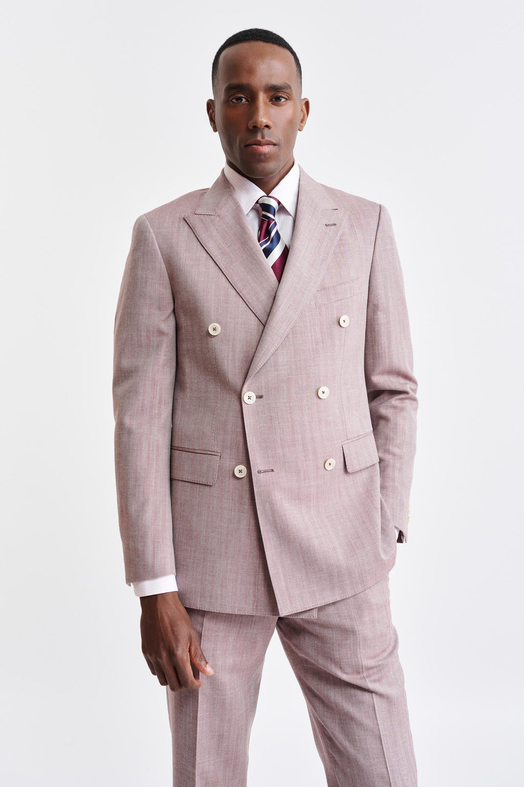 Medium Red Wool & Cashmere Soho Suit Jazz — detail 4