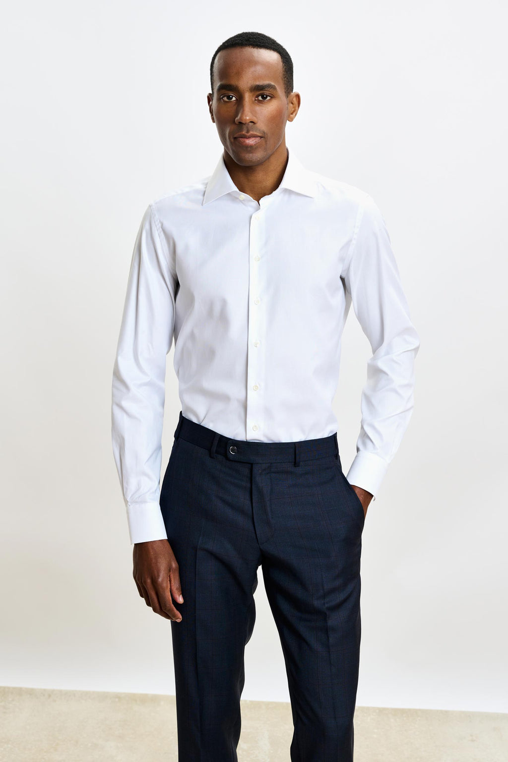 Oxford White Pique Formal Shirt