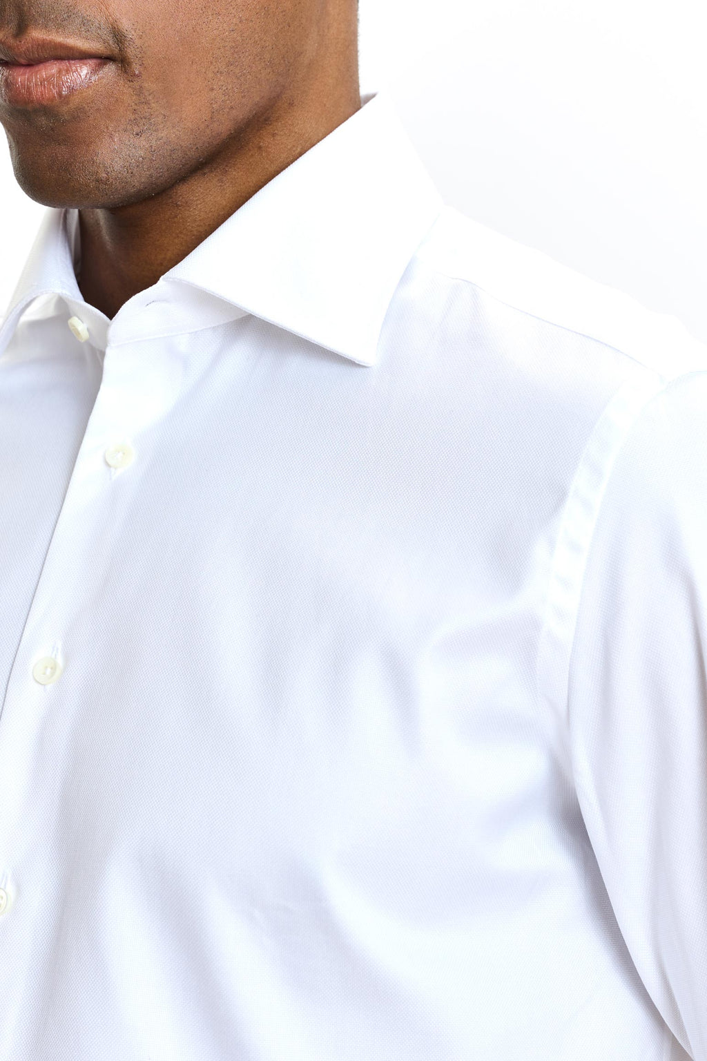 Oxford White Pique Formal Shirt — detail 1