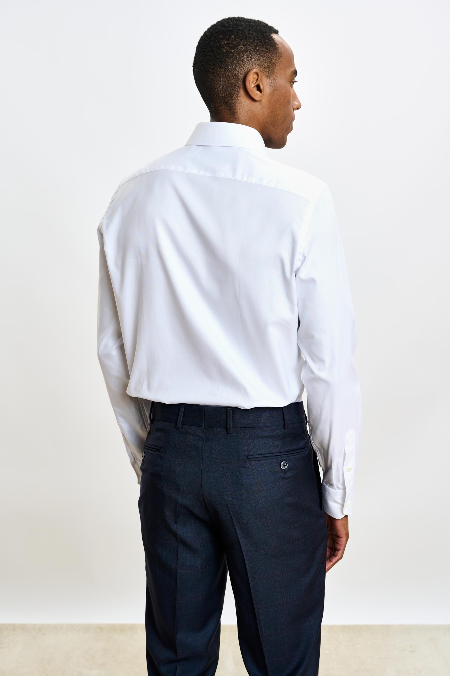 Oxford White Pique Formal Shirt — detail 3