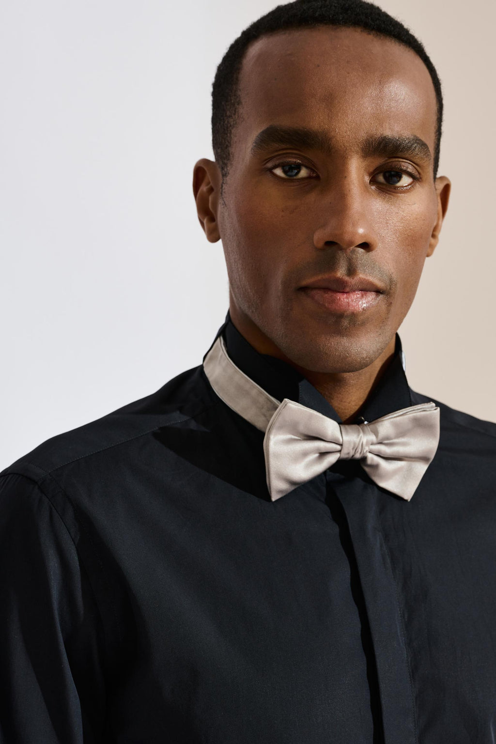 Black Poplin Formal Shirt — detail 3