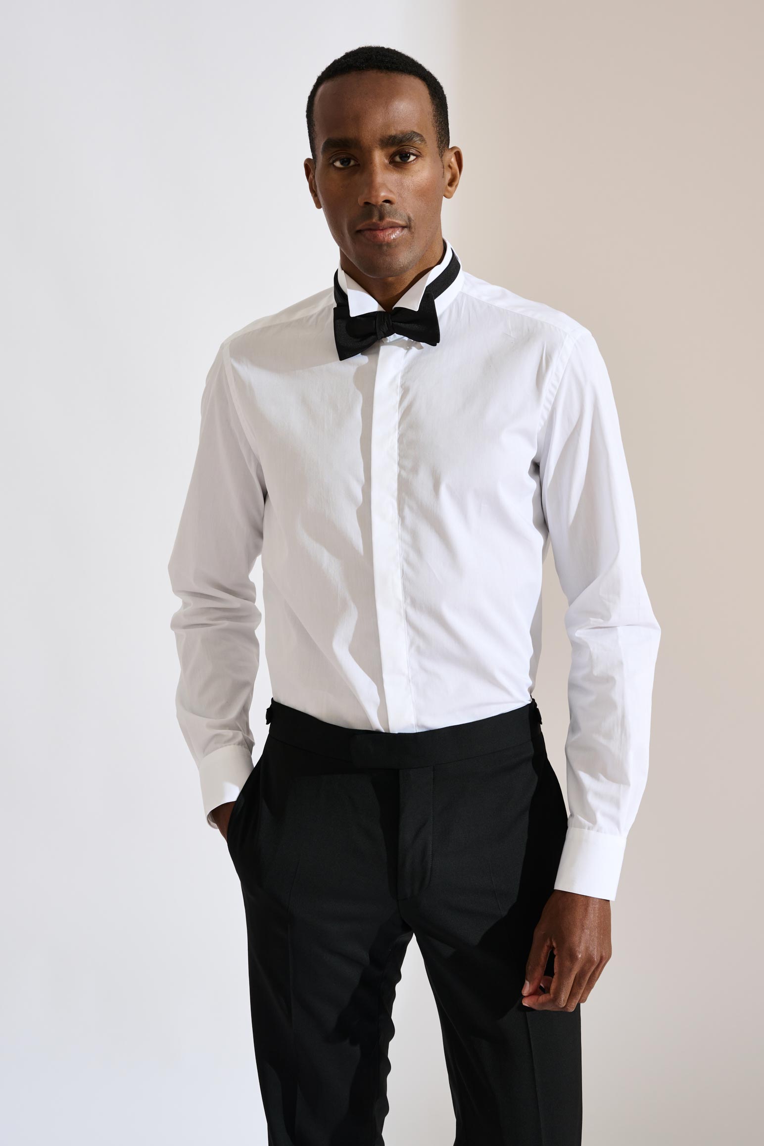 White Poplin Formal Shirt