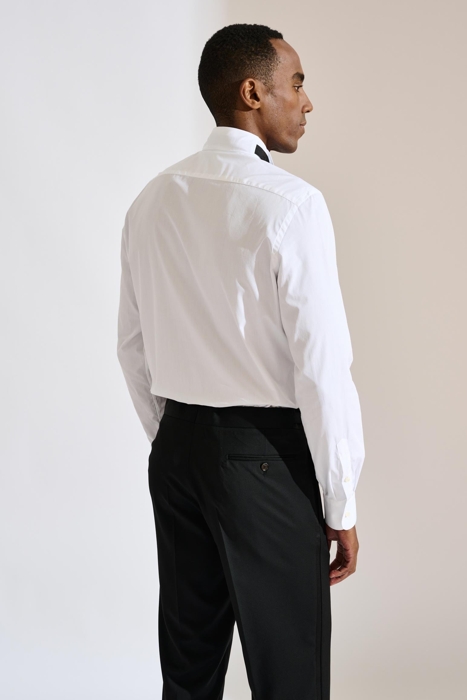 White Poplin Formal Shirt — detail 5