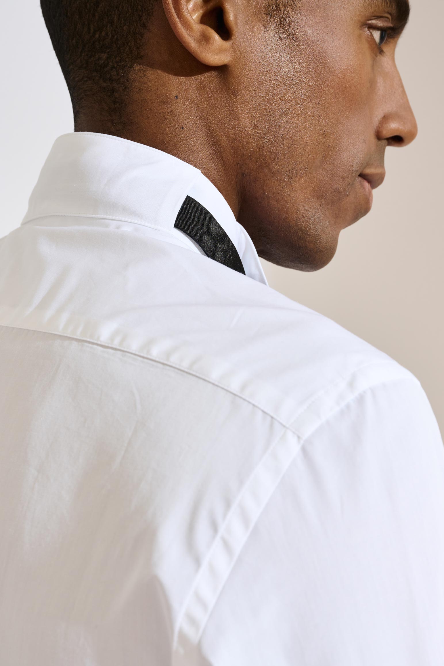 White Poplin Formal Shirt — detail 6