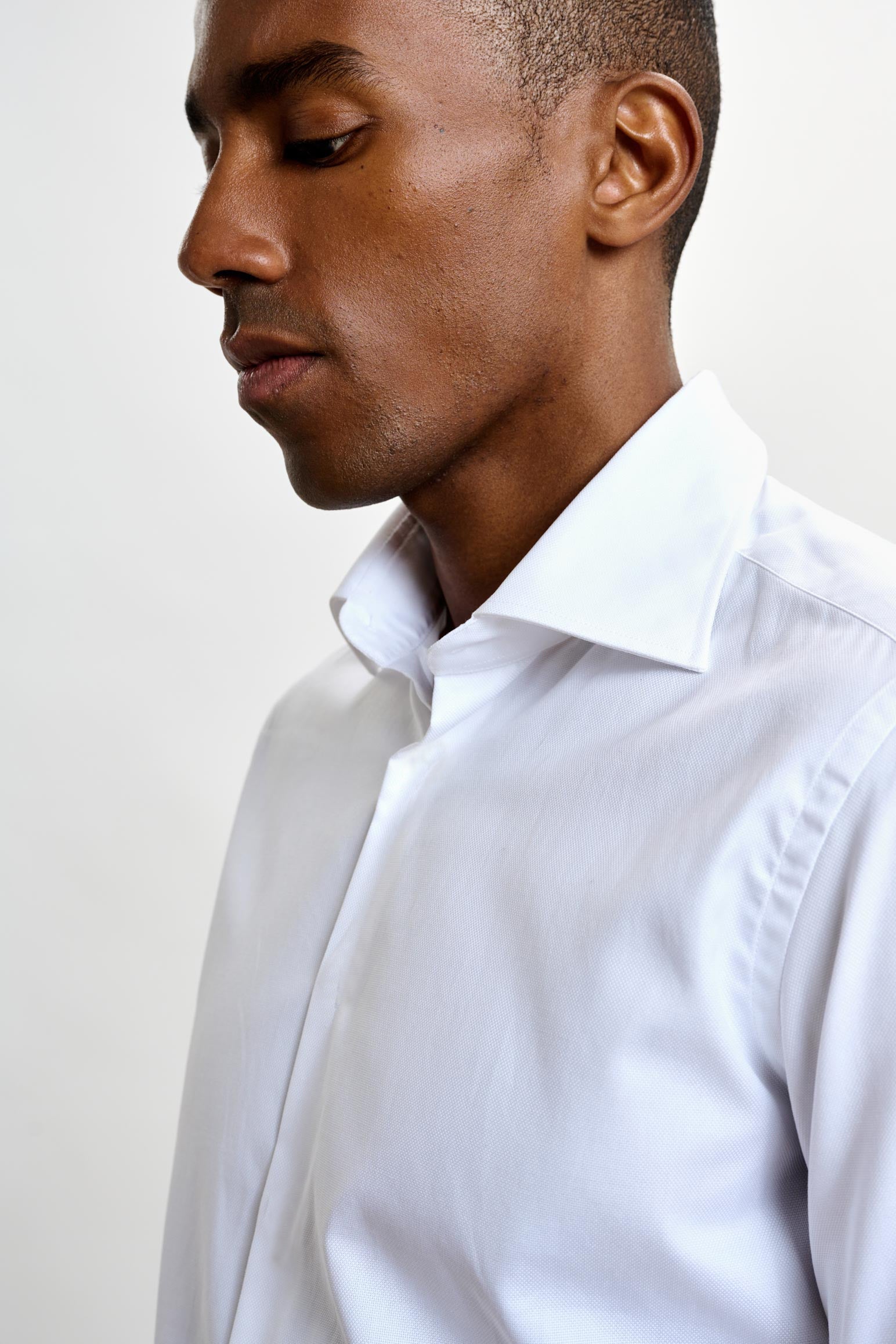 White Pique Formal Shirt — detail 2