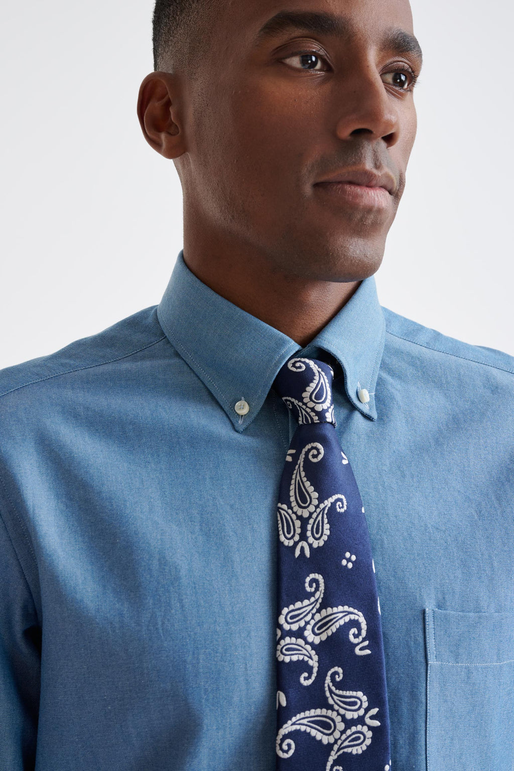 Plain Dark Grey 100% Cotton Structured Formal Shirt — detail 1