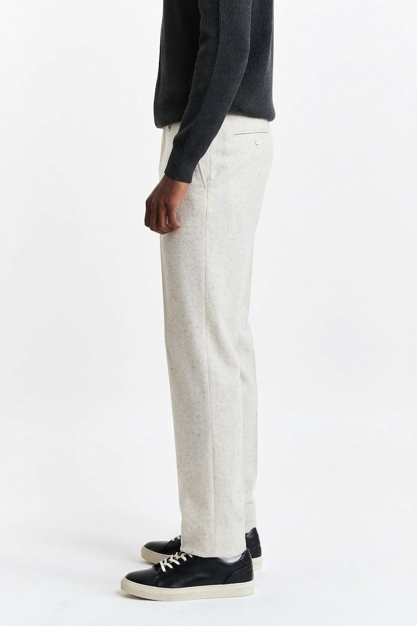 White Signature Trousers Cashmere Cotton — detail 2