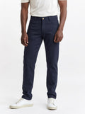 Medium Blue Five Pocket Trousers Cashmere Cotton