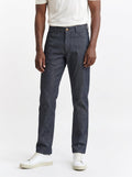 Dark Blue Cotton Five Pocket Trousers Cashmere Denim
