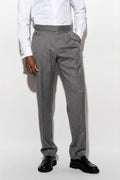 Light Grey 100% Wool Gurkha Trousers New Deluxe
