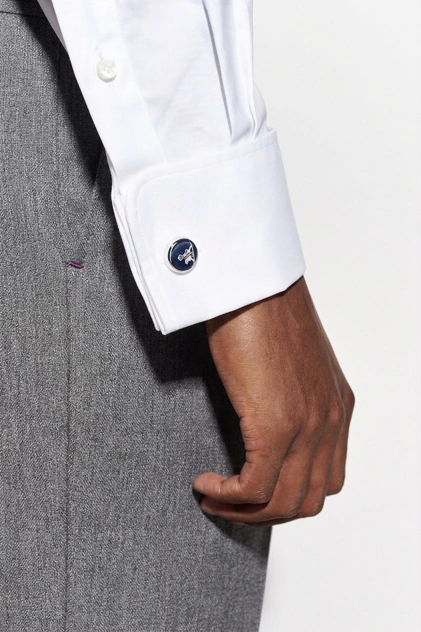 Light Grey 100% Wool Gurkha Trousers New Deluxe — detail 4