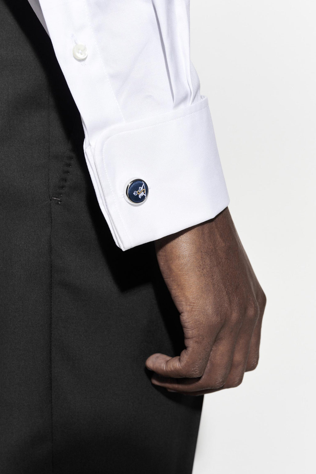 Black 100% Wool Gurkha Trousers New Deluxe — detail 4