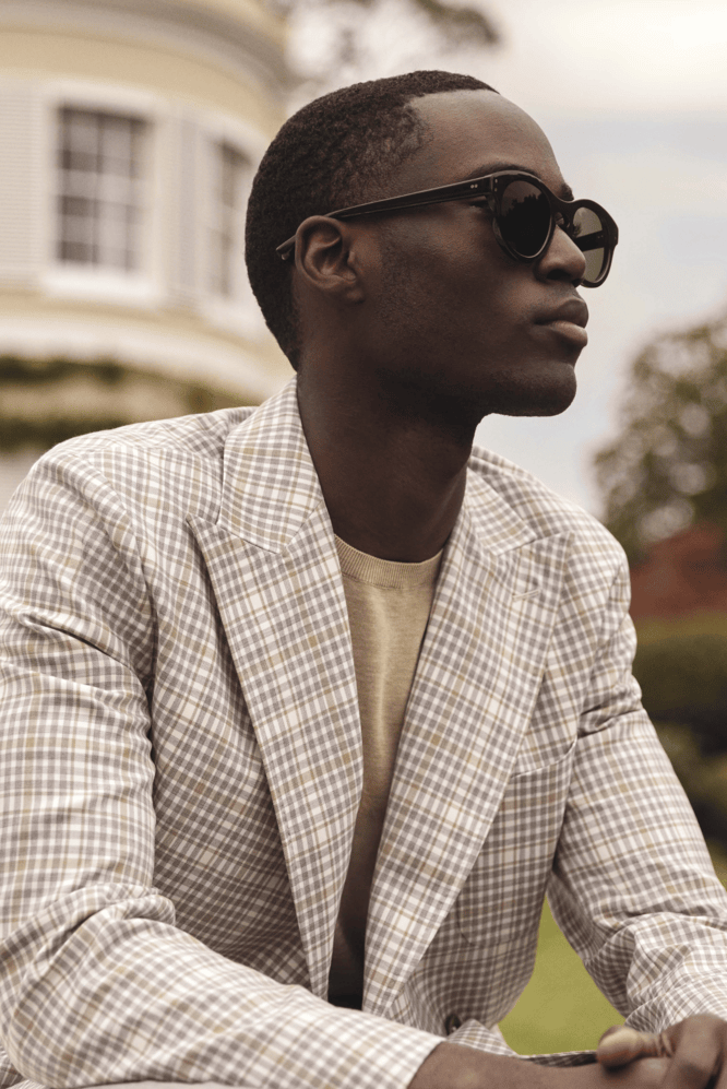 SCABAL X LUNETIER LUDOVIC HANDMADE SUNGLASSES CROMER BLACK — detail 4