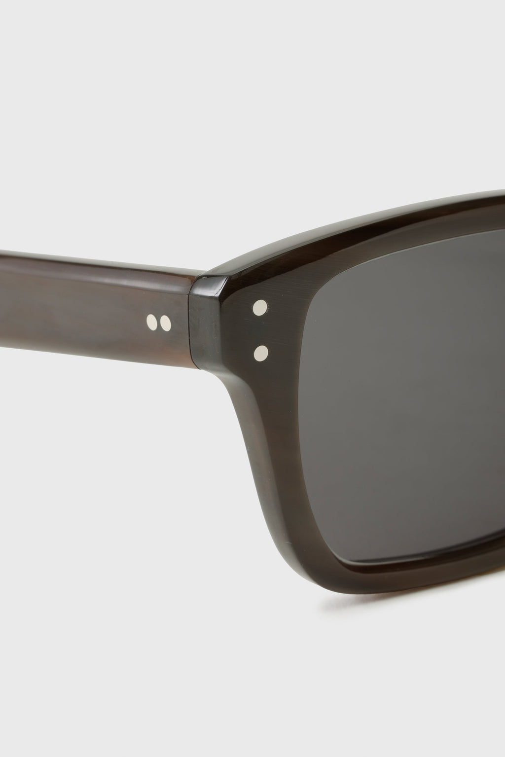 SCABAL X LUNETIER LUDOVIC HANDMADE SUNGLASSES SALCOMBE BROWN — detail 2