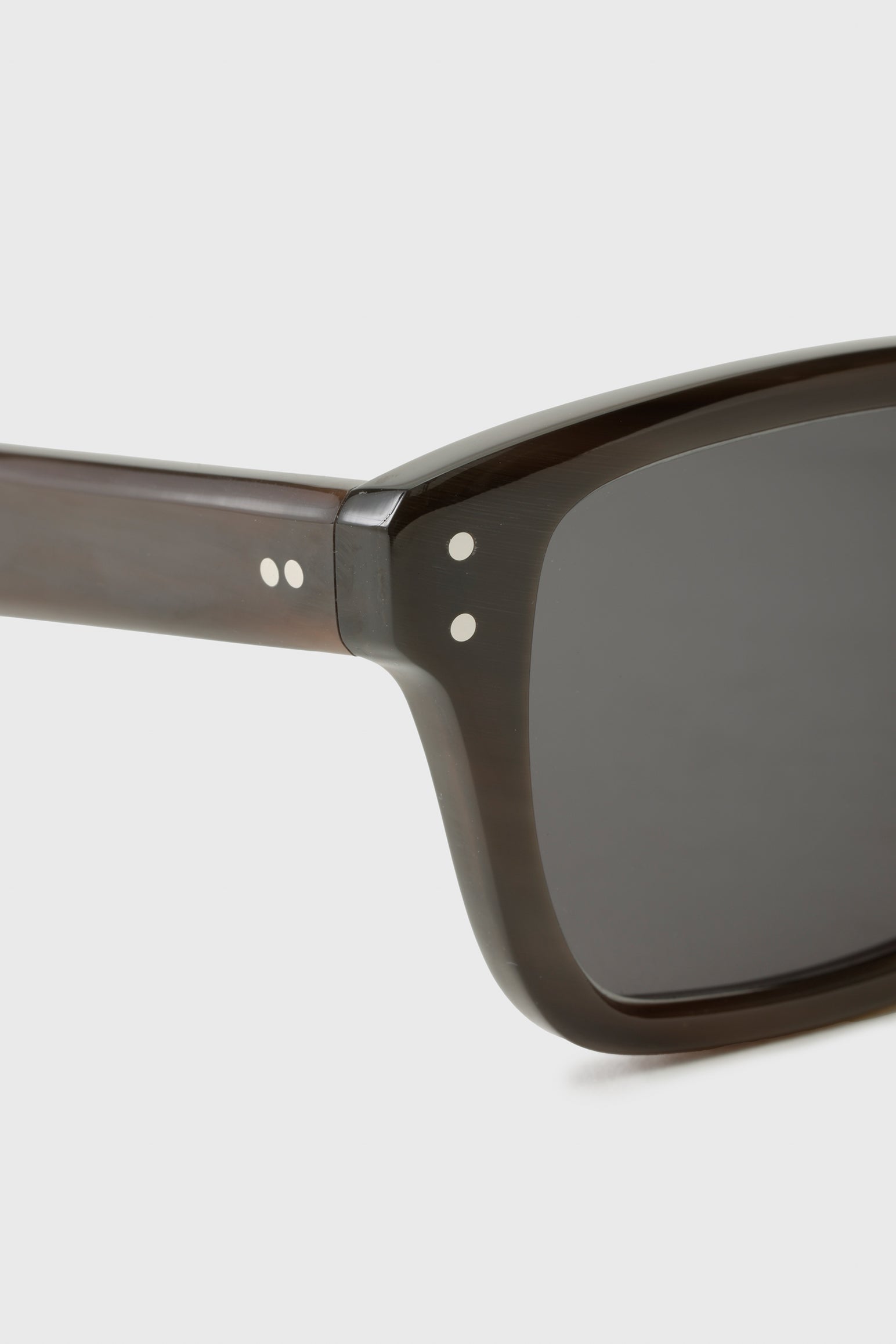 SCABAL X LUNETIER LUDOVIC HANDMADE SUNGLASSES SALCOMBE BROWN — detail 2