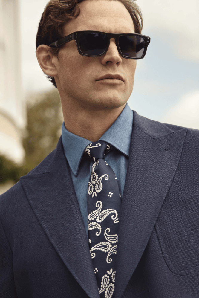 SCABAL X LUNETIER LUDOVIC HANDMADE SUNGLASSES SALCOMBE BROWN — detail 4