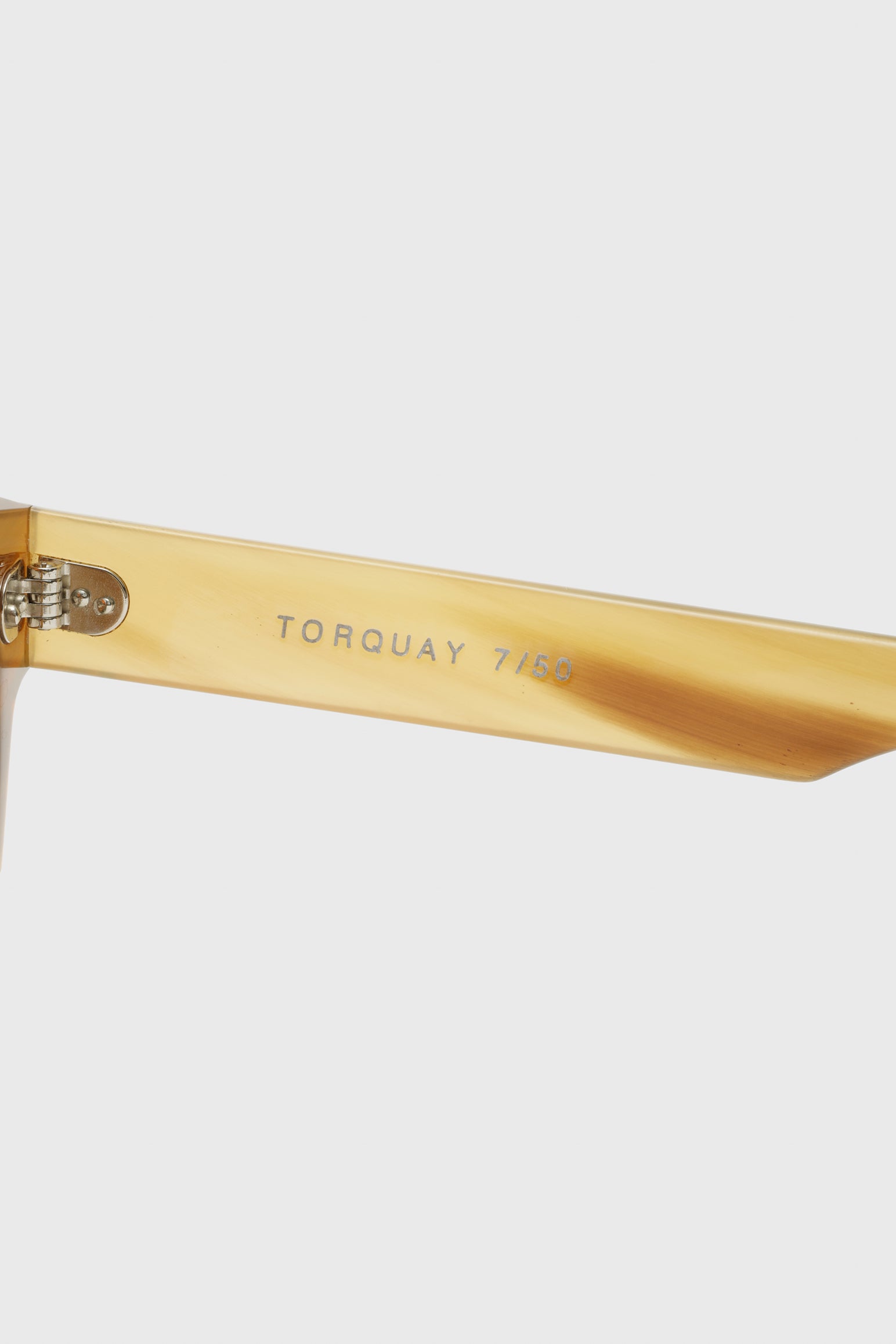 SCABAL X LUNETIER LUDOVIC HANDMADE SUNGLASSES TORQUAY BROWN — detail 4
